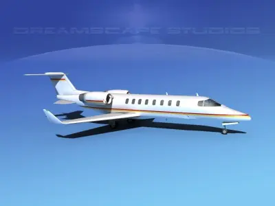 LearJet 45 V13 3D model