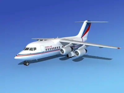 BAe 146-100 Sierra Air 3D model