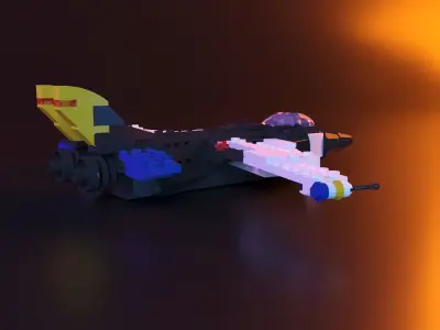 Lego technic plane jet Thunder Wings stl 3D print model