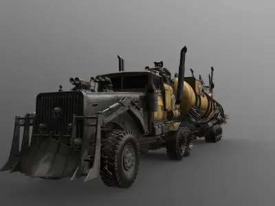 Mad Car 8k resolution 3D model