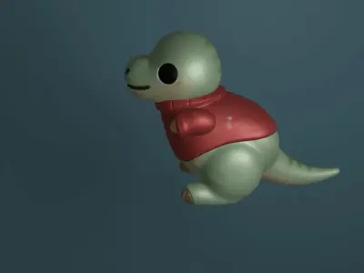 Dino Sweater Free 3D print model