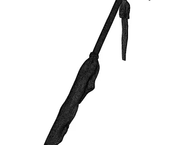 Primitive Fishing Hunting Spear 3D model