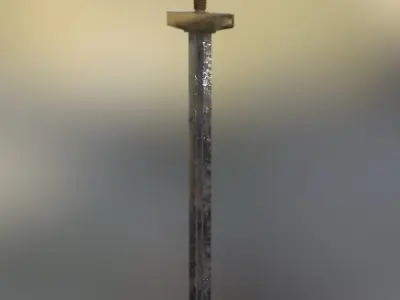 axe and swords Low-poly 3D model