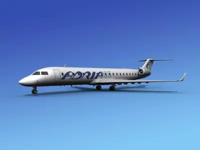 Bombardier CRJ700 Adria 3D model