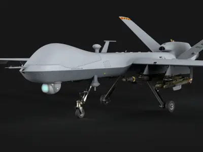 General Atomics MQ-9 Reaper 8K Drone 3D model