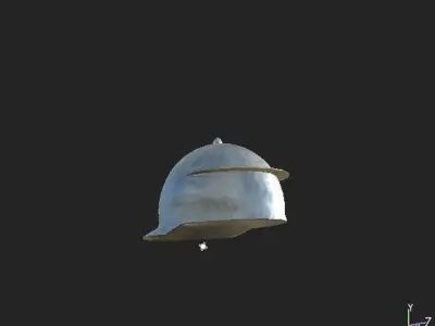 Ancient Rome Roman Helmet Pack Low-poly 3D model