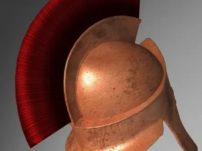 Spartan Helmet 3D model 4