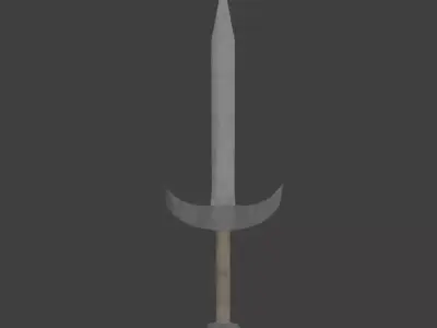 Low Poly Sword 3D model
