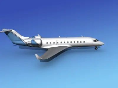 Canadair CRJ100 Corporate 2 3D model