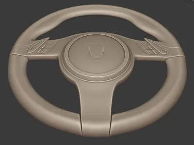 Steering wheel  Free 3D model