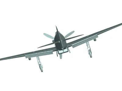 Kawasaki Ki-61 3D model
