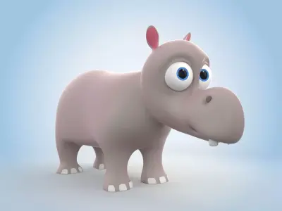 Hippo 3D model