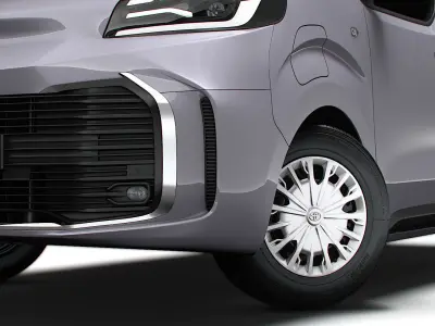 Toyota ProACE Electric Van L1 2024 3D model