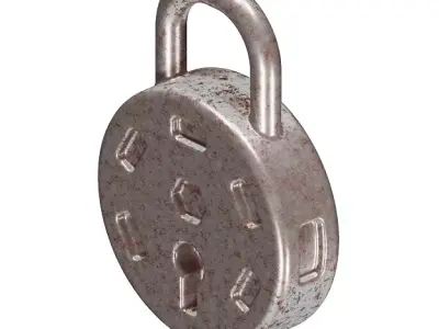 Rusty Lock 3D model