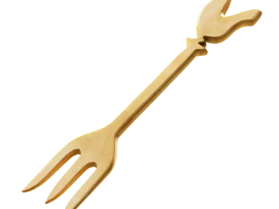  Wooden Serving Fork Model 