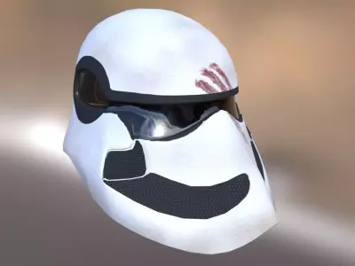 Stromtrooper helmet - design Free low-poly 3D model