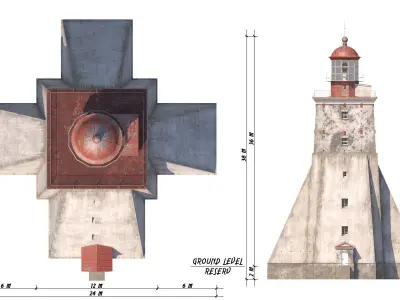 Lighthouse Kopu 3D model