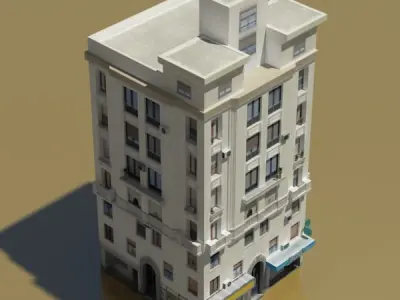 Building apartment 3D model