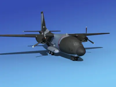 Alenia C-27A Spartan France 3D model