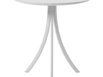 EXPORMIM BISTRO Round oak table Free low-poly 3D model
