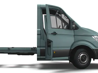 MAN TGE Chassis SingleCab L2 HQInterior 2023 3D model