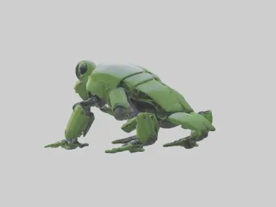 Robot version of a robot frog model 3D model
