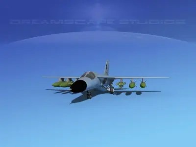 General Dynamics FB-111 Aardvark V09 3D model
