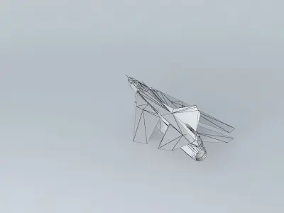 Mig 23ML podstavec 1 SLP ČB Free 3D model