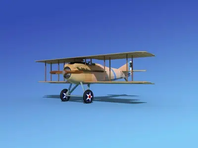 SPAD VII 3D model