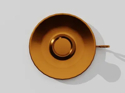 Bronze Candle Stand Free 3D model