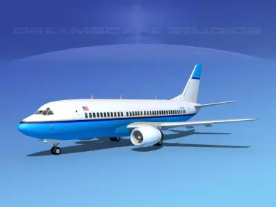 Boeing 737-300 Executive 3 3D model