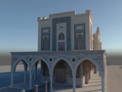 Old Train Station 3D model