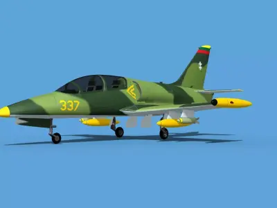 Aero Vodochody L-39C Albatross Lithuania 1 3D model