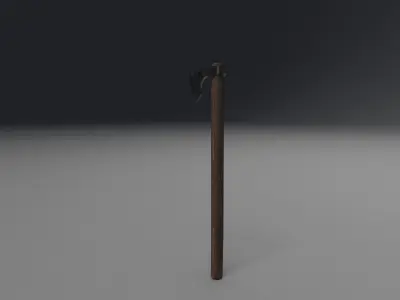 Viking-Axe LowPoly axe Free low-poly 3D model