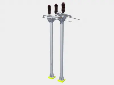 MSR Power Poll Low-poly 3D model