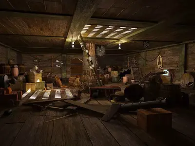 Armory Cabin 3D model