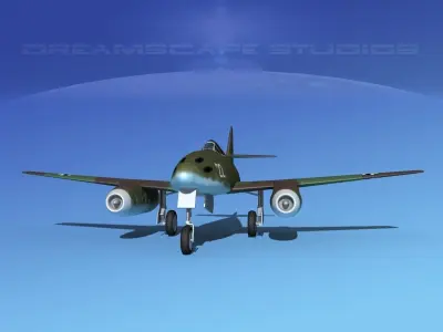 Messerschmitt ME-262A1 Swallow V10 3D model
