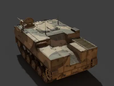 BTR-MDM Rakushka Low-poly 3D model
