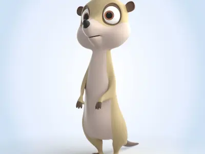 Meerkat 3D model