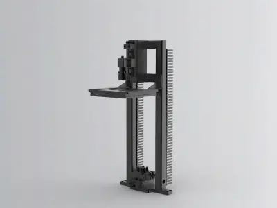 Camera adjusting mechanism 3D model