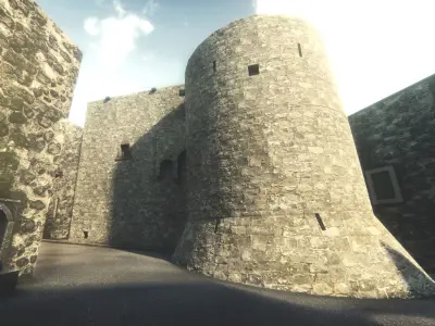 Medieval dwelling restoration in Greece 3D model