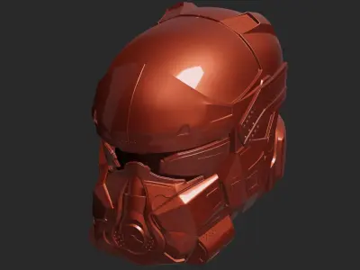 TItanFall Geist Helmet 3D print model