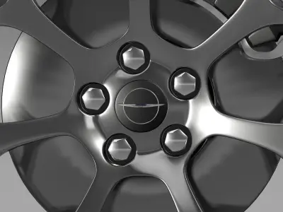 Chrysler 300S 2015 wheel 3D model