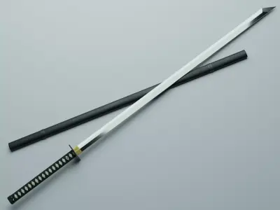 Ninja Sword - Blender 3D Model 3D model