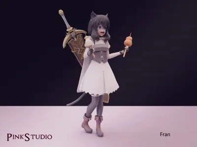 Reincarnated as a sword - Fran 3D print model