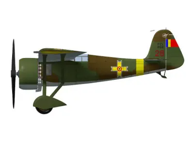 PZL P24e 3D model