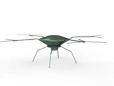 drone  Low-poly 3D model