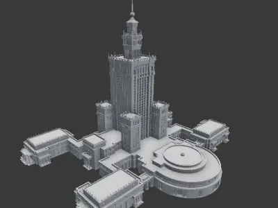 Monumental Skyscrapper 3D model