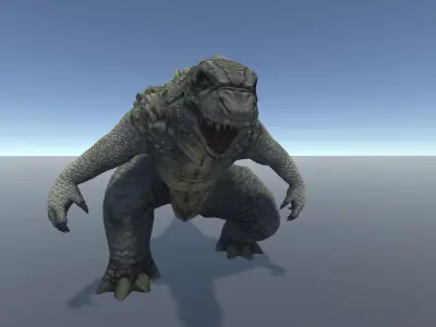 Godzilla Monster 3d Model  3D model