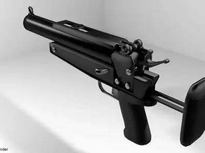 Grenade Launcher Standalone HK69A1 3D model